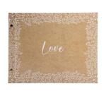 Álbum de fotografías para boda KRAFT 37x29 cm - 160 fotos 40 páginas - Visual