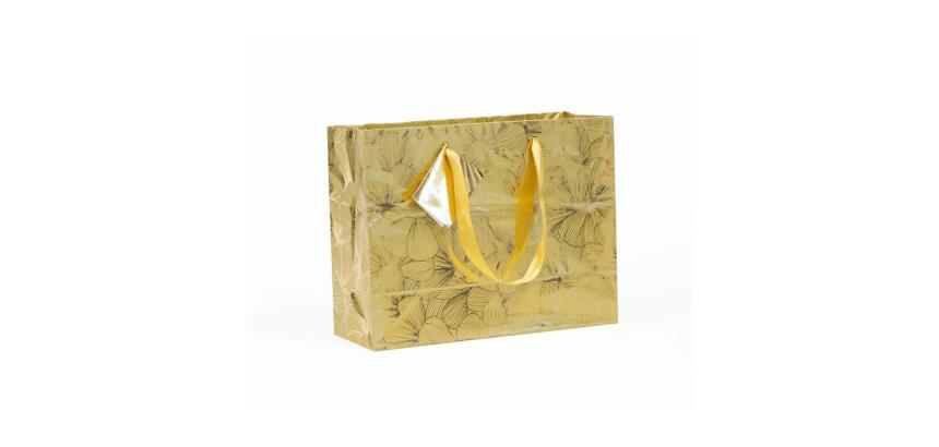 Premium Trésor, sac shop 32x13x24,5cm - Or