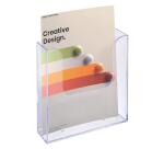 Clasificador de pared - A5 Vertical - 1 compartimiento - 4 x 16 x16,5 cm - 40x160x165 mm - Cristal