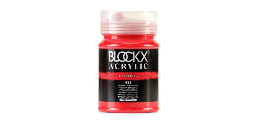 Peinture acrylique fine pot 500ml - Magenta primaire