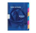 Textes reliure intégrale 7000 17x22 cm 100 pages grands carreaux 70 g - Assortis