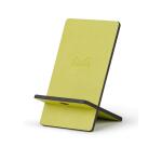 Rhodiarama support pour téléphone mobile simili cuir italien 13x8x8,5 cm - Anis