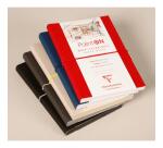 PaintON carnet cousu 32F 19x19cm 250g - Rouge