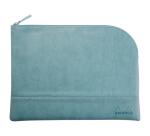 Rhodiarama pochette zippée en simili cuir - taille L (21x28 cm) - Eau