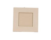 Cadre plat carré 11x11cm - Kraft
