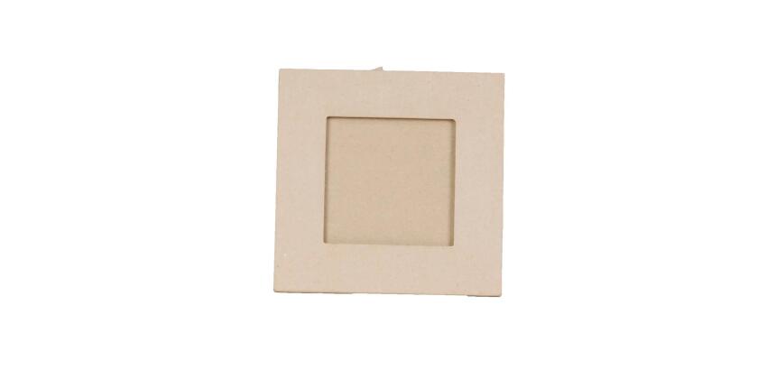 Cadre plat carré 11x11cm - Kraft
