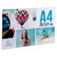 Porte-visuel mural horizontal A4 - Cristal