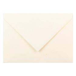 20 enveloppes C6 (114x162mm) paille gommées - ivoire
