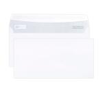 Enveloppe blanche sans fenêtre auto-adhésive avec bande protectrice 80 g/m² - Boîte de 500