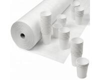 Nappe en rouleau papier damassé - 50x1,18m - Blanc