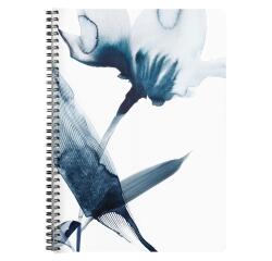 Inkebana, Notebook met spiraalbinding A4 21x29,7 cm, 148 pagina's, gelinieerd met marge, ass. - Multicolor