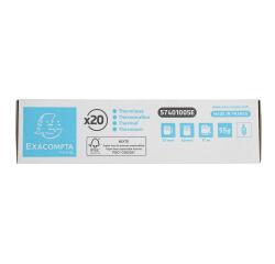 Papel térmico Exacompta 57 x 40 x 12 mm x 17m 55g 5740100SE 1 copia SBPA FSC sin impresión en reverso FSC