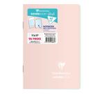 Koverbook Blush Polypro Stapled Notebooks 110x170, 5x5 Squared - Assortment
