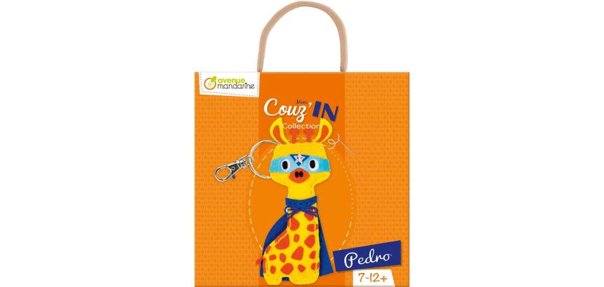 Mini Couz'IN, Pedro la girafe - Jaune