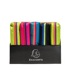 Trousse carrée 2 compartiments TRICOLOR - Couleurs assorties