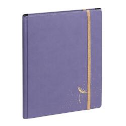 Agenda de bureau All in one Horizons 20S Visuel spiralé Cléa 15 x 21 cm Semainier Janvier à décembre 2026 - Violet