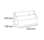 Trieur vertical / porte lettres 3 compartiments carton Teksto