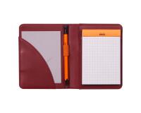Rhodiarama livret porte-bloc N°11 pour bloc ou carnet format A7 - Lie de vin