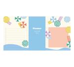Dolce Amore, Mini planner 24x12 cm 50 feuillets imprimés