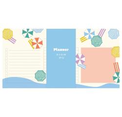 Dolce Amore, Mini planner 24x12 cm 50 feuillets imprimés