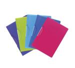 Chemise de présentation polypropylène semi-rigide Clip Design - A4 - Couleurs assorties