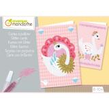 Boîte créative, Cartes à pailleter