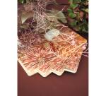 Rhodia collection ORANGE Botanique - carnet piqûre 7,5x12 cm ligné, 48 pages - Bouquet fleuri