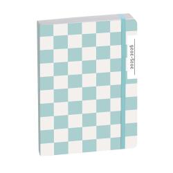 Agenda Forum Damier 12 x 17 cm Journalier Août 2025 à Juillet 2026 - Visuel