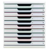 ModuloA4+10 drawers Autentik - Assorted colours
