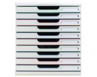 ModuloA4+10 drawers Autentik - Assorted colours