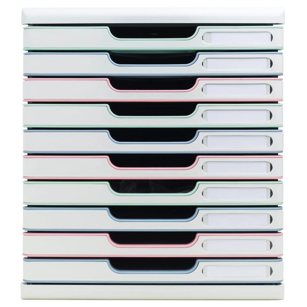 ModuloA4+10 drawers Autentik - Assorted colours