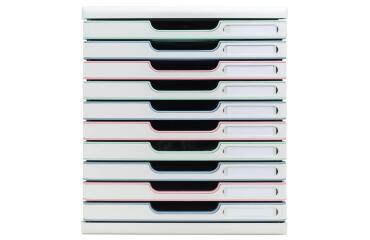 ModuloA4+10 drawers Autentik - Assorted colours