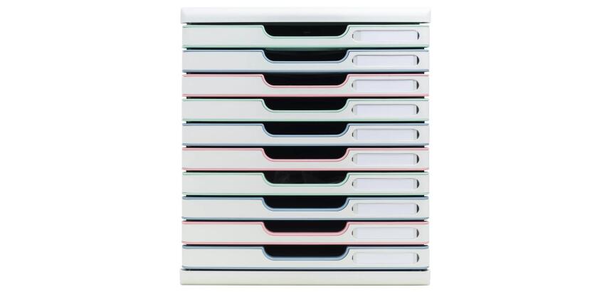 ModuloA4+10 drawers Autentik - Assorted colours