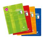 Cahier d'écriture piqué spécial Dys A4 48 pages cadre et lignes 4 couleurs Interligne 5 mm - Assortis