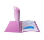 Classeur 4 anneaux 15mm polypropylène Forever Young - A4 - Couleurs assorties