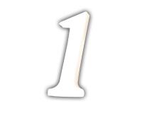 Petit chiffre 1 12cm - Blanc