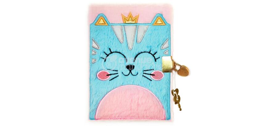 Journal intime fourrure, Chat - Bleu