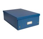 Cajas de almacenamiento NeoDeco - 35x51,5x16 cm, A3+ - Azul de Francia