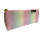 Driehoekige pennenetui Candy glitter - Multicolor