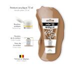 Darwi For You tube de peinture acrylique 75 ml - Sienne naturelle