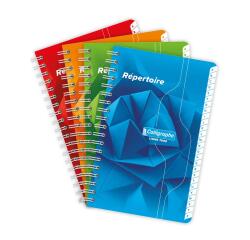 Répertoire reliure intégrale 7000 11x17 cm 100 pages petits carreaux 70 g - Assortis