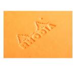 Webnotebook A5 192 pages ligné papier ivoire 90g fermeture élastique - Orange