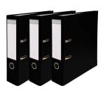 Lot de 3 classeurs à levier - dos de 80mm - format A4 - extérieur en polypropylène / intérieur en papier