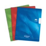Cahier piqué 8000 CARTE 24x32 cm 48 pages grands carreaux 90 g - Assortis