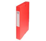 Archivbox aus Colorspan-Karton 600g, Rückenbreite 25mm, Gummizuverschluss, Rückenetikett, 25x33cm für DIN A4