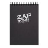 Zap Book bloc spiralé 160F A4 80g - Noir