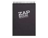 Zap Book bloc spiralé 160F A4 80g - Noir