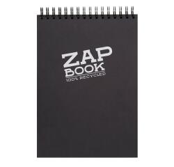 Zap Book bloc spiralé 160F A4 80g - Noir