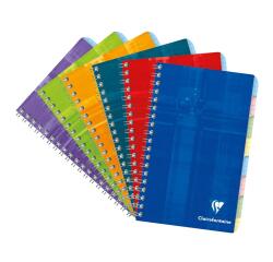 Répertoire libre reliure intégrale 11x17cm 96 pages petits carreaux Couleur aléatoire - Assortis