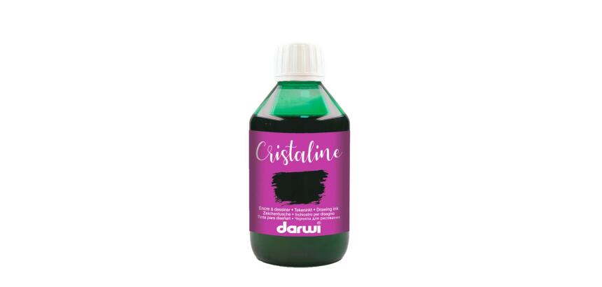 DARWI Flacon de 250 ml d'Encre à Dessiner - Vert sapin